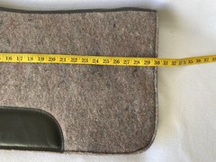 NEW Top Quality Contoured Wool Felt Saddle PAD~Cutout Wither Relief~Wear Leather
