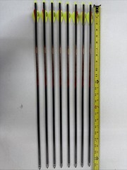 Lot Of 8 Outlaw 400 Spine Arrows – Short – Item 4307