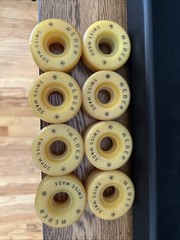 Vintage Nos Old Stock 1970s Weber Swiss Made Roller Skate wheels Set Of 8 Rare!