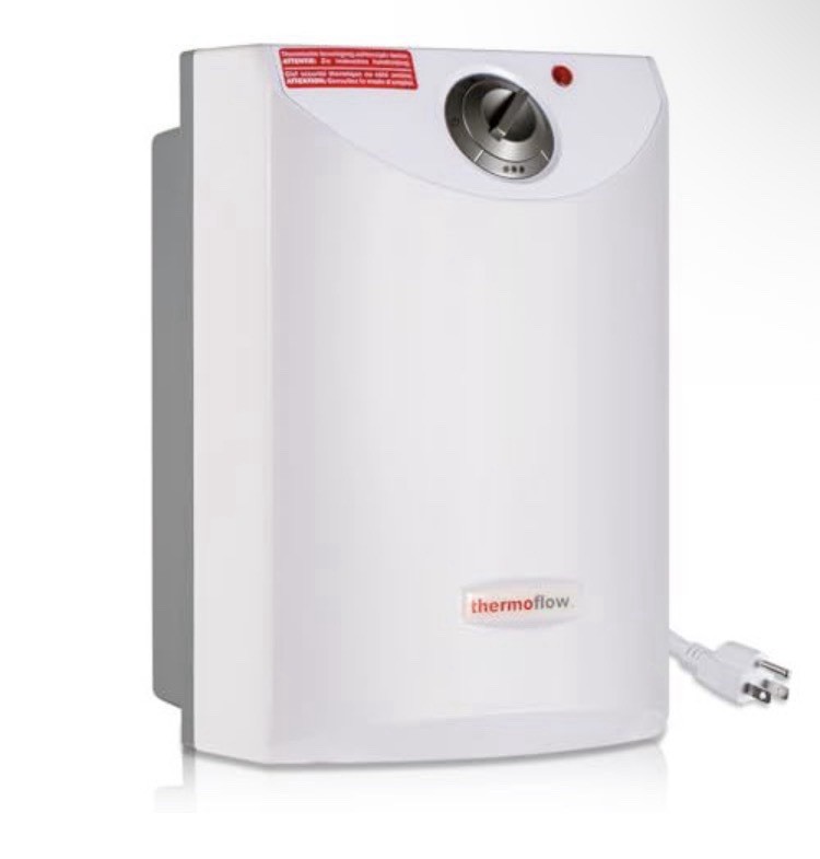 Thermoflow Electric Mini Tank Water Heater, 4.0 Gallon 120V Corded Under Sink…