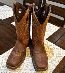Durango Rebel Brown Leather Western Cowboy Boots Men’s US 8.5D DB4442
