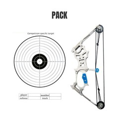 5.9″ Compound Bow and Arrow Set, Mini Archery Bow Set with 12 Arrows, Left an…