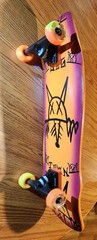 Dogtown Jay Adams «Rat Face» Skateboard w/Clear Grip Over Stickers, Snot Wheels
