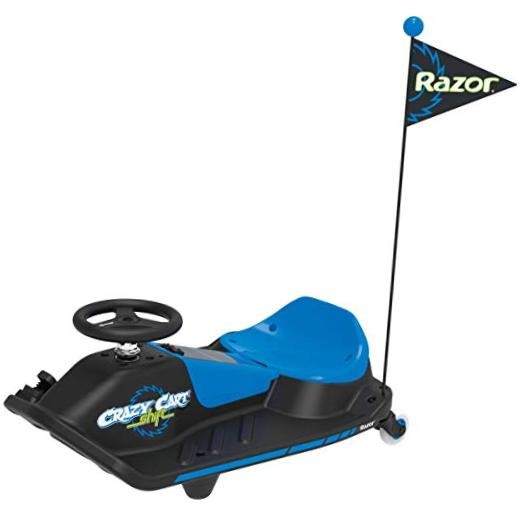 Crazy Cart Go Kart Black/Blue Standard Packaging Shift – Standard Packaging