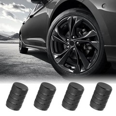 4PCS Car Tire Valve Caps,Aluminum Alloy Tire Valve Stem Caps with Inner