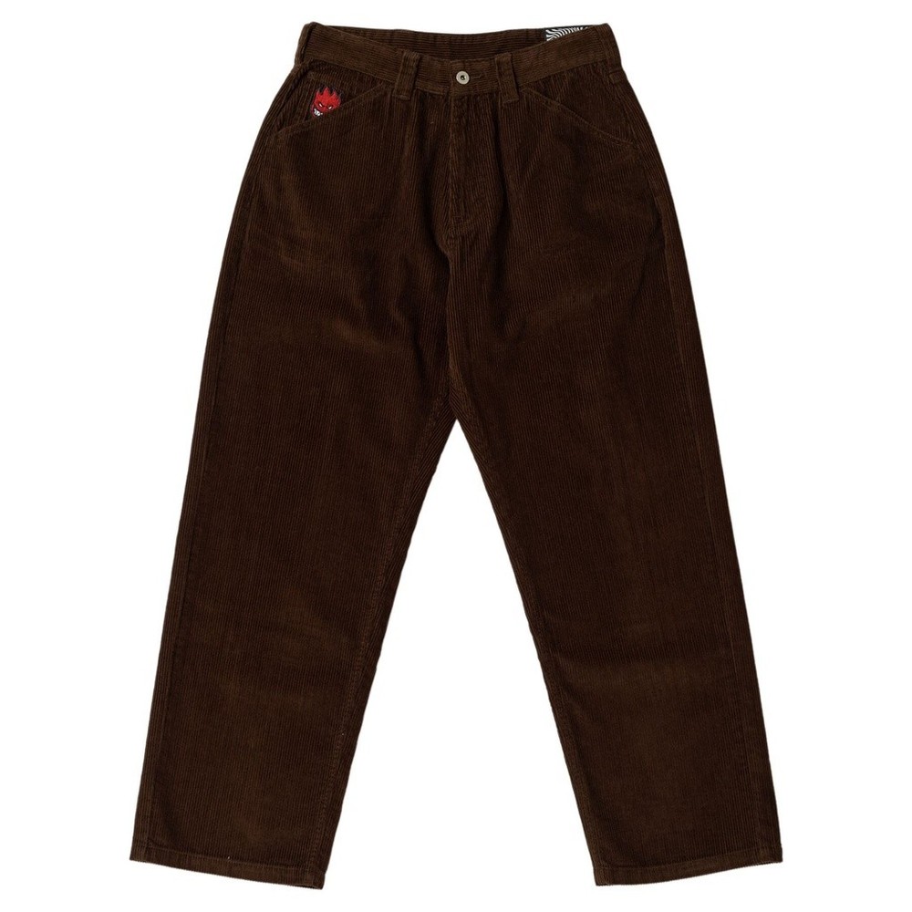 Spitfire Wheels Bighead Fill Brown Corduroy Pants