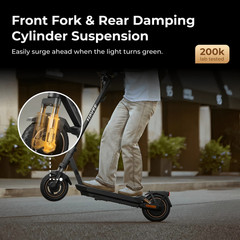 NAVEE GT3 Electric Scooter for Adults, 20MPH, 31 Miles Range,10″ Tires, Commuter