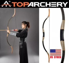 Archery Mongolian Horsebow Traditional Hunting Recurve Bow Handmade 50lbs Shoot