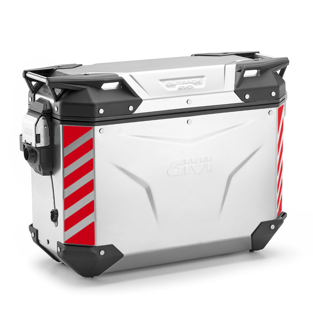 Reflective Safety Chevron Stickers for Givi Trekker Outback Side Panniers