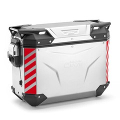 Reflective Safety Chevron Stickers for Givi Trekker Outback Side Panniers