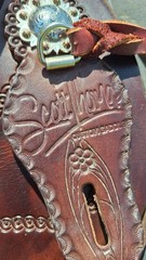 Scott Thomas Cordura Western Trail Saddle – Leather & Synthetic, 16 inch seat