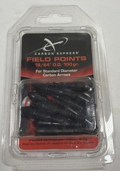 Carbon Express Field Points 19/64” O. D. 100 Gr 12 Field Points