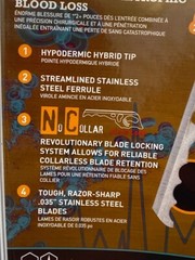 RAGE HYPODERMIC NC (NO COLLAR) 100 GRAIN BROADHEADS 3-PACK (TDW032366)