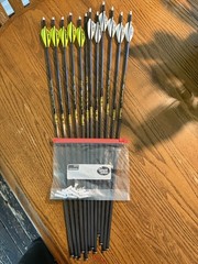 Gold Tip Velocity Pro 340 Custom Fletched Arrows