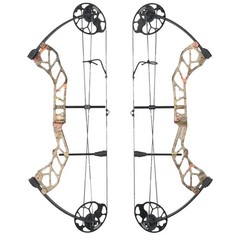 Compound Bow Set 19-70lbs Adjustable Archery Hunting Adult Shooting IBO 320FPS