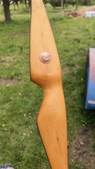 Bear Archery Black Bear Recurve Bow 60in 40lb @ 28in RH Wood Brown/Black