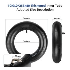 ulip 80/65-6 Scooter Inner Tube with 90 Degree for 255×80 /90/65-6.5/10 x 3 T…