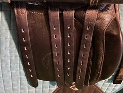 Imported English Black Leather Native Pony Saddle Mountain & Moorland 15” Seat