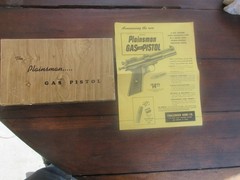 PLAINSMAN CO2 GAS PISTOL .22 CAL CHALLENGER ARMS CO.