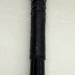 Vintage County Handmade Equestrian Black Leather Riding Crop Whip 20.5” England