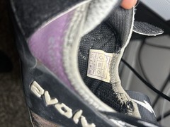 Evolv Men’s Hook-and-Loop Climbing Shoes Purple/Black US 7.5 Medium