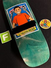 RARE Rudy Johnson FUBK Blind Kids Shaped Skateboard Deck In Shrink Resin 7