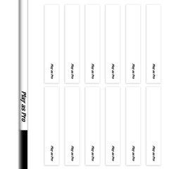 12 Pack Arrow Wrap,4″*1″ Size Glossy Arrow Wraps,Bowhunting and Target Archer…