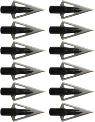 12Pcs DIY Hunting Tradition Broadheads Iron Jacket Wooden Bamboo Arrow Glue Tip