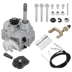 New Go Kart Forward Reverse Gear box w/ Shifter Assembly For 2HP-14HP 10T or 12T