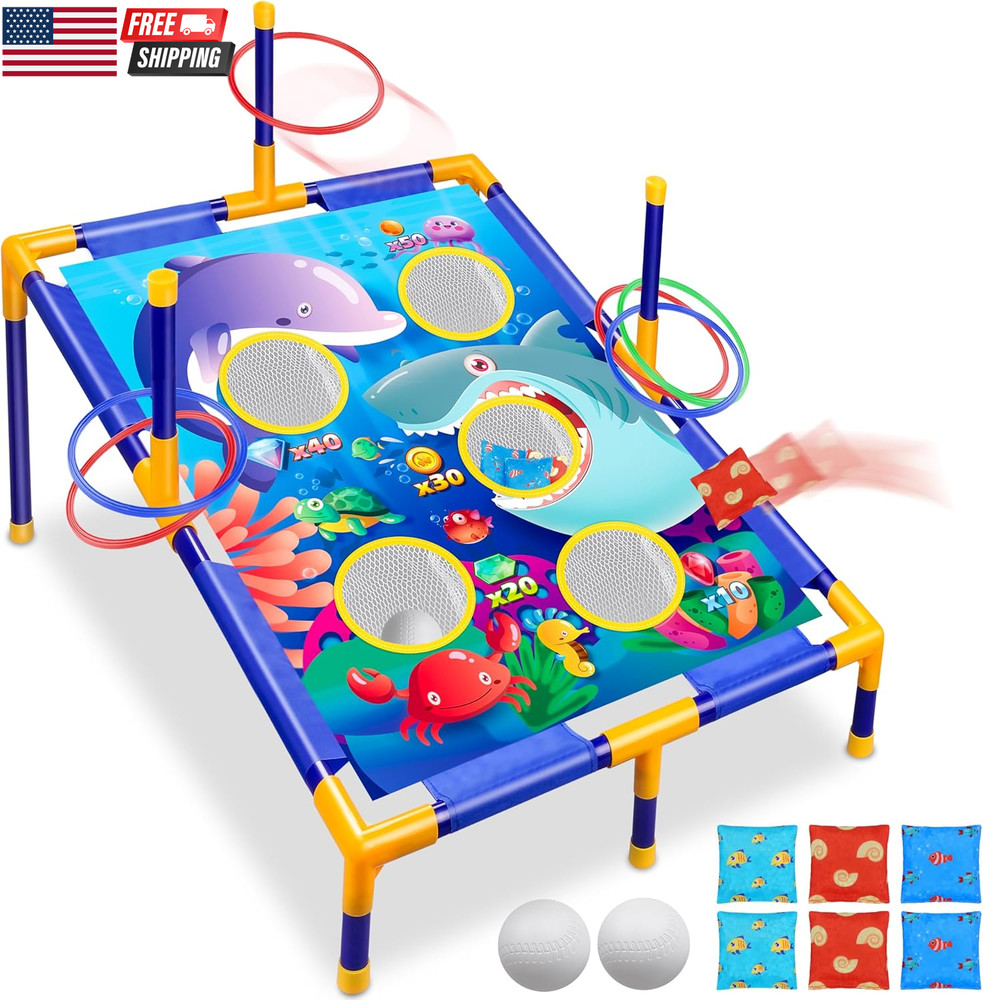 Animal Bean Bag Toss Game Toy Outdoor Toss Game, Family Party Party Supplies for