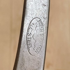 Vintage FRESH SNOWMAN Ice Axe Wood Shaft 86cm Mountaineering Display
