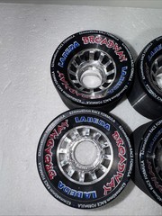 Labeda Broadway Skate Wheels 62mmx40mm Race Formula Lot Of 8
