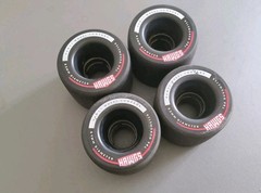 Hawgs Fatty longboard skateboard wheels 63mm diameter 78a durometer 4-count