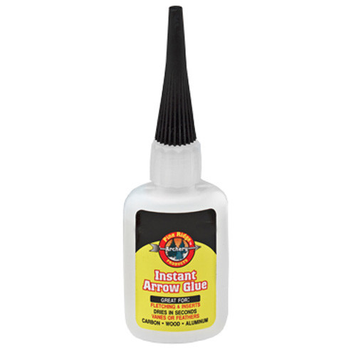 Pine Ridge Archery Instant Arrow Glue 2oz #02602 Fletching Inserts Carbon Wood