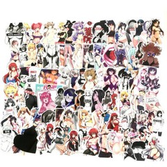 US 100-200 Pcs Sexy Anime Stickers Waifu Girl Explicit Beautiful Gorgeous Vinyl