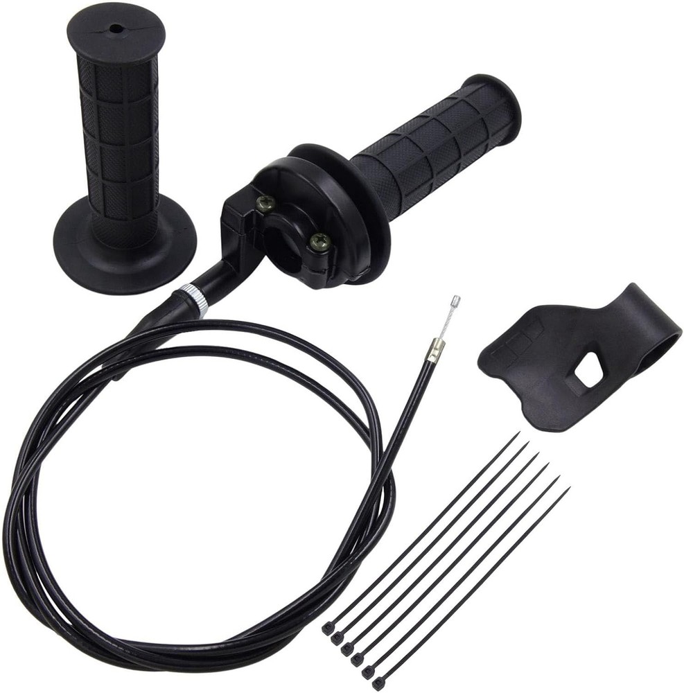 NEW 7/8″ Twist Throttle Grip Cable Kit for 50cc-250cc Dirt Bike ATV Mini Bike