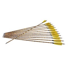 30″ Carbon Arrows Camo SP500 Turkey Feather Removable Tips Compound Bow Target