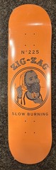 Zig Zag Rolling Papers & Accessories Skateboard Deck 8in – 78mm French Orange