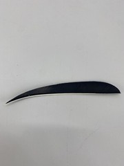 100 PACK TrueFlight 5″ Inch Archery Feathers Right Wing Parabolic Cut Black NEW