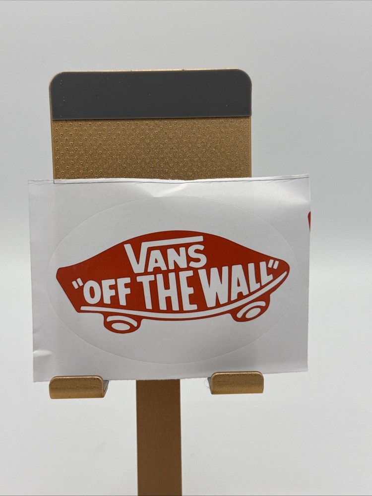 Vans Logo Die Cut Laminated Vinyl Sticker/Decal 2” x 3” Inches
