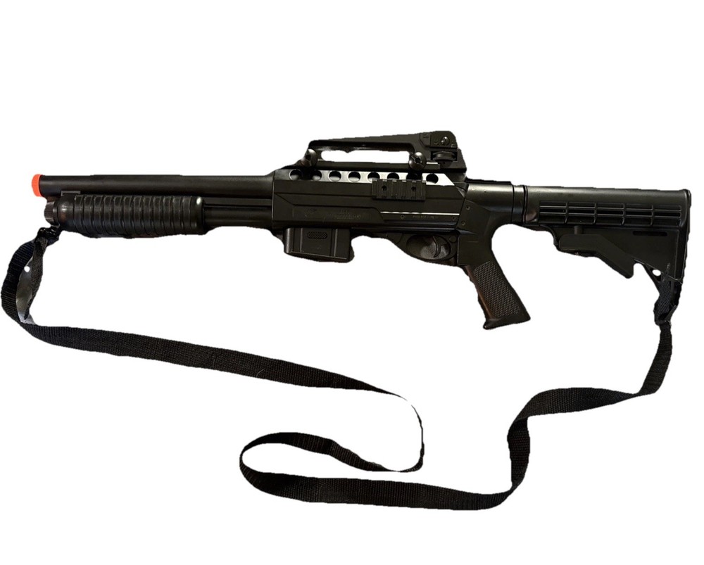 Double Eagle M47 Airsoft Pump Shotgun W/ Strap Up To 350 FPS