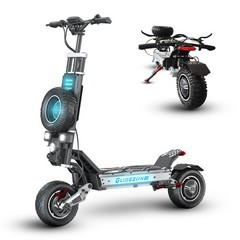 ZIPPYGO GD83 Electric Scooter 56MPH for Adult NFC Single Swing Arm Dual Drive US