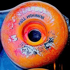 Vintage Spitfire Hell Hounds 63mm Multi Color Skateboard Wheels Made In The USA