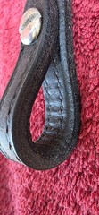 Vintage SIMCO Rope Edge Alpaca Silver Bars Small Cob Pony Show Headstall Bridle