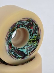 Vintage NOS Santa Cruz OJII TEAM RIDER Skateboard Wheels 95 61mm NATURAL