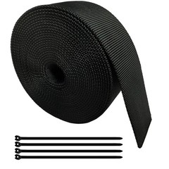XIALUO Anchor Chain Protective Cover Winch Rope 2.1 inches x 10 feet, Black