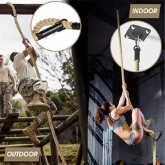 Gym Climbing Rope for Fitness & Strength Training, Climbing, Climbing Rope 10ft