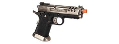 WE-Tech Hi-Capa 3.8 Deinonychus Full Auto Gas Blowback Pistol (Silver) – 300–330