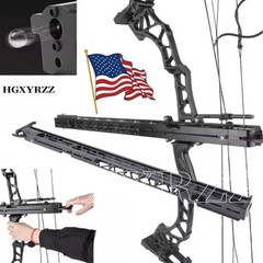 Archery Rapid Bow Shooter Launcher Compound Bow Set Steel Ball Hunting Shooting