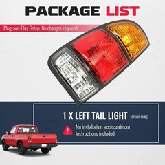 Tail Light Compatible with 2000-2006 Toyota Tundra Regular/Access Driver Left